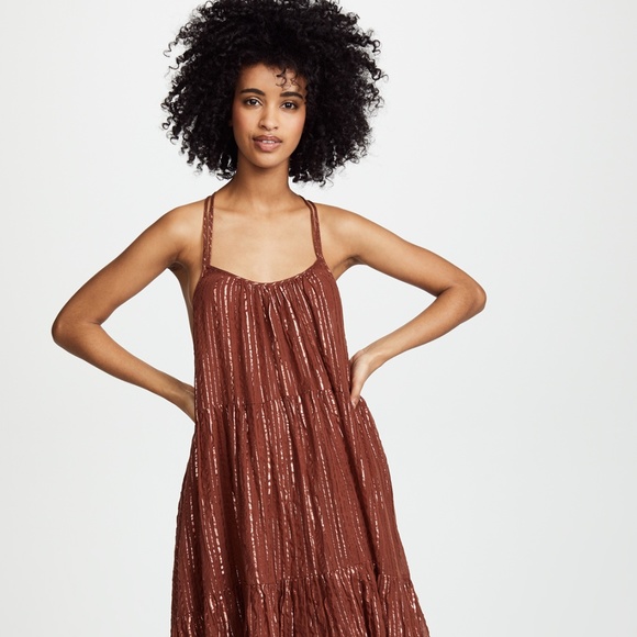 LAST ONE - NWT Ulla Johnson Mahogany Samara Dress - Picture 2 of 6